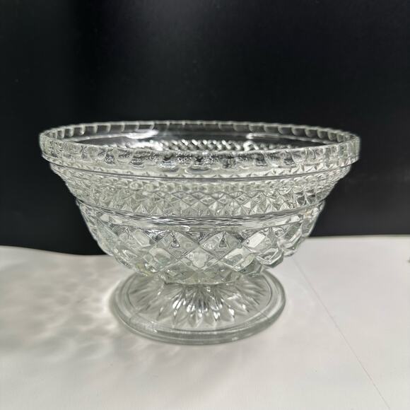 Vintage Wexford Candy Dish Bowl by Anchor Hocking 6 5/8 inch Footed - Picture 5 of 11